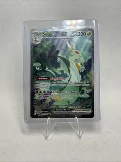 Pokemon TCG Serperior EX 164/086 Illustration Rare Holo Sv: Black Bolt Near Mint - Image 1