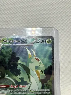 Pokemon TCG Serperior EX 164/086 Illustration Rare Holo Sv: Black Bolt Near Mint - Image 3