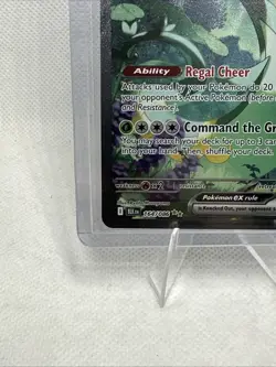 Pokemon TCG Serperior EX 164/086 Illustration Rare Holo Sv: Black Bolt Near Mint - Image 5
