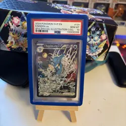 2024 POKEMON SVP EN-SV BLACK STAR PROMO #131 KINGDRA EX PSA 10 - Image 1