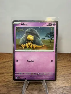 HD HOLO Abra 063/165 Cosmos Holo 151 Pokemon - Image 1