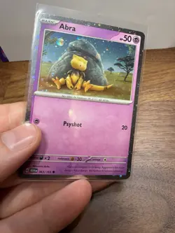 HD HOLO Abra 063/165 Cosmos Holo 151 Pokemon - Image 3