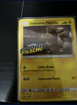Pokemon 2019 Black Star Promo SM190 DVD Stamped Holo Detective Pikachu - Image 3