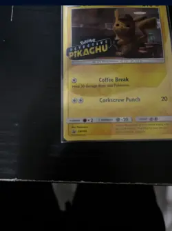 Pokemon 2019 Black Star Promo SM190 DVD Stamped Holo Detective Pikachu - Image 4