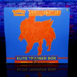 Pokemon New, SEALED! Sword and Shield Base Zamazenta Elite Trainer Box ETB - Image 1