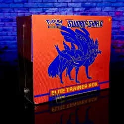 Pokemon TCG Zacian Sword and Shield ETB Elite Trainer Box New Factory Sealed - Image 1