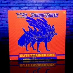 Pokemon TCG Zacian Sword and Shield ETB Elite Trainer Box New Factory Sealed - Image 2