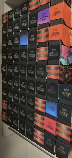 Lot Of 100 Empty ETB Elite Trainer Box POKEMON Evolving Skies *READ DESCRIPTION* - Image 1