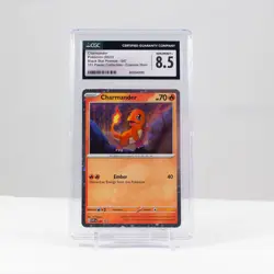 Pokemon Charmander Cosmos Holo #47 Pokemon 151 Promo - CGC 8.5 - Image 2