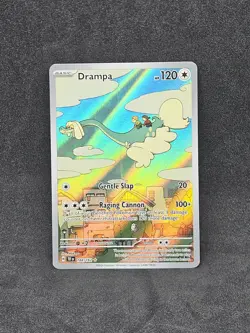 Drampa 184/162 Pokemon TCG Sv05: Temporal Forces Illustration Rare Holo - Image 1