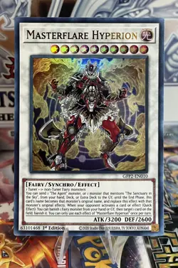 Yugioh! - Masterflare Hyperion - GFP2-EN010 - 1st Ed. Ultra Rare - Image 1