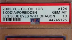 Yu-Gi-Oh! Exodia the Forbidden One LOB-124 PSA 10 Gem Mint / Free Shipping! - Image 3