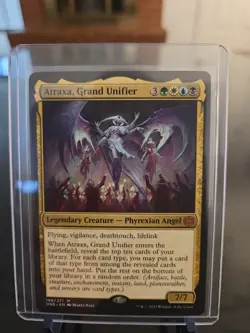 Atraxa, Grand Unifier Phyrexia Magic: The Gathering NM Regular Card #0196 - Image 1