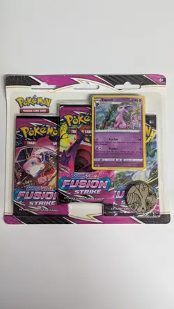 Pokemon Fusion Strike Trading Card 3 Pack Blister Espeon - Image 1
