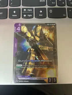 Gundam Gusion Rebake Card Bandai Gundam TCG GD02 - Image 1