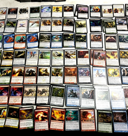 Vintage Magic The Gathering Uncommon Silver Cards Huge Lot Of 200+ No Commons - Image 1