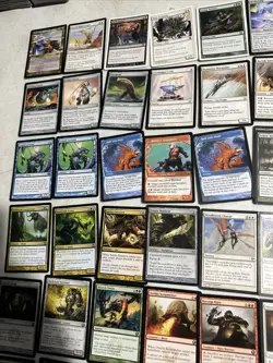 Vintage Magic The Gathering Uncommon Silver Cards Huge Lot Of 200+ No Commons - Image 4