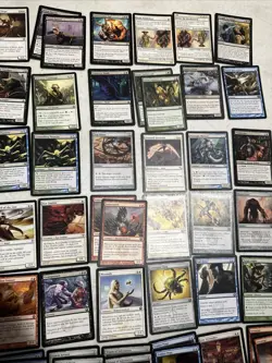 Vintage Magic The Gathering Uncommon Silver Cards Huge Lot Of 200+ No Commons - Image 5