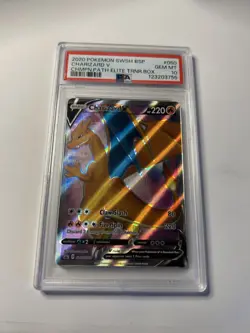 Charizard V SWSH050 SWSH: Sword & Shield Promo Card Psa 10 - Image 1