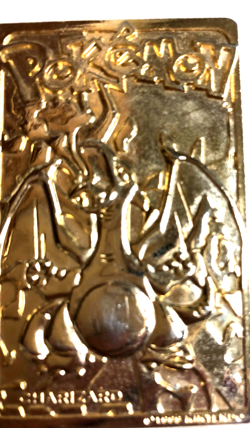 NINTENDO CHARIZARD LIMITED EDITION 23K GOLD PLATED TRADING CARD - Image 2