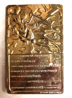 NINTENDO CHARIZARD LIMITED EDITION 23K GOLD PLATED TRADING CARD - Image 3