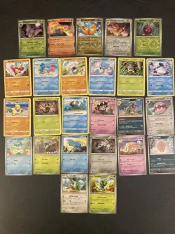 52. Pokemon 25 Card Bulk Lot | 5 Holo + 20 Common - Authentic TCG Collection - Image 1