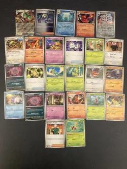 56. Pokemon 25 Card Bulk Lot | 5 Holo + 20 Common - Authentic TCG Collection - Image 1
