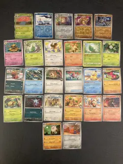 57. Pokemon 25 Card Bulk Lot | 5 Holo + 20 Common - Authentic TCG Collection - Image 1