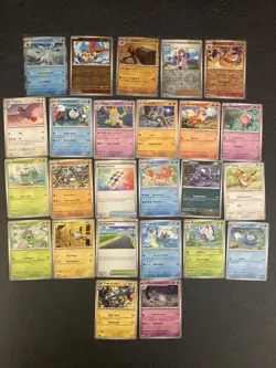 60. Pokemon 25 Card Bulk Lot | 5 Holo + 20 Common - Authentic TCG Collection - Image 1