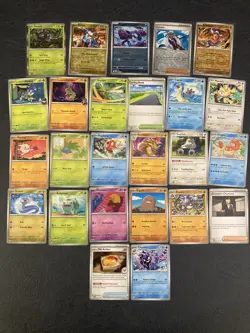 75. Pokemon 25 Card Bulk Lot | 5 Holo + 20 Common - Authentic TCG Collection - Image 1