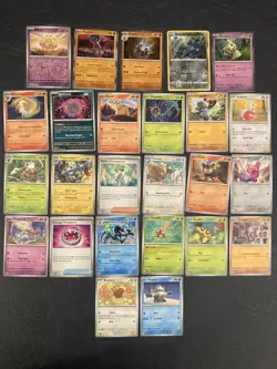 77. Pokemon 25 Card Bulk Lot | 5 Holo + 20 Common - Authentic TCG Collection - Image 1