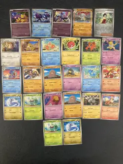85. Pokemon 25 Card Bulk Lot | 5 Holo + 20 Common - Authentic TCG Collection - Image 1