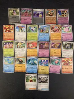 87. Pokemon 25 Card Bulk Lot | 5 Holo + 20 Common - Authentic TCG Collection - Image 1