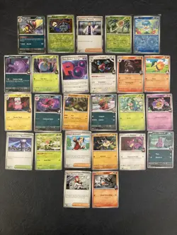 94. Pokemon 25 Card Bulk Lot | 5 Holo + 20 Common - Authentic TCG Collection - Image 1