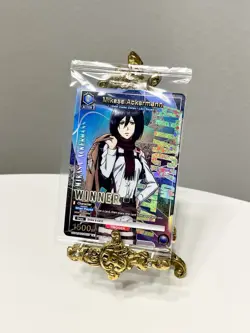 Union Arena Mikasa Ackerman Winner Pormo Card AOT-1-023 Attack on Titan English - Image 2