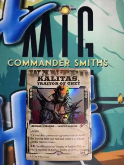 Kalitas Traitor of Ghet ✨ Borderless FOIL ✨ MTG Near Mint NM Secret Lair 1687 - Image 1