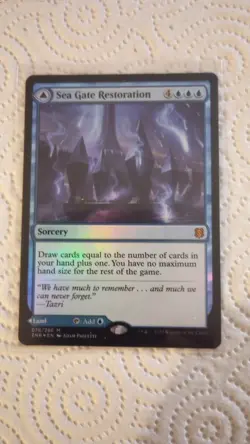 Pack Fresh Sea gate Restoration Foil - Zendikar Rising - Magic The Gathering - Image 1