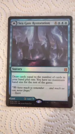 Pack Fresh Sea gate Restoration Foil - Zendikar Rising - Magic The Gathering - Image 2