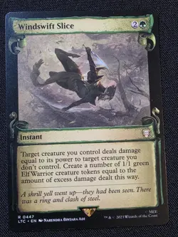 Windswift Slice (Showcase Scrolls) Commander: the Lord of the Rings Regular - Image 1
