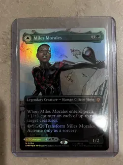 MTG - Miles Morales - Borderless - Foil - 0234 - Marvel's Ultimate Spider-Man - Image 2