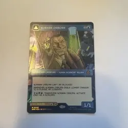 MTG Marvel Spider-Man *Foil Borderless* NORMAN OSBORN / GREEN GOBLIN #0202 *Mint - Image 2
