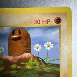 Diglett 47/102 1st Edition Shadowless Base Set 1999 Pokemon WOTC DMG (Dents) - Image 3
