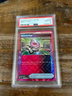 Pokemon 2024 Temporal Forces Trainer Ace Spec REBOOT POD #158 PSA 10 Gem Mint - Image 1
