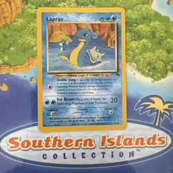 Pokemon Vintage Southern Islands Lapras 12/18 Rare WotC Promo - Image 1