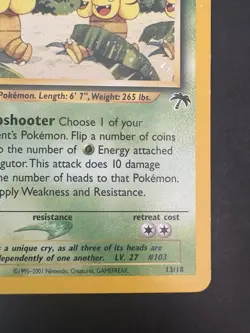 Pokemon Vintage Southern Islands Exeggutor 13/18 Rare WotC Promo - Image 5