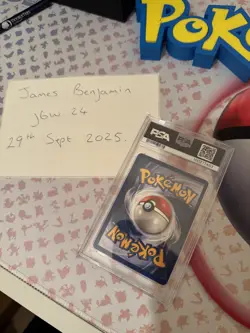 Pokemon Base Set Pikachu - Autographed By Veronica Taylor #58 Auto 10 PSA 7 - Image 2