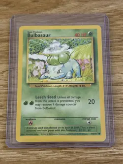 1999 Pokemon Base Set Bulbasaur 44/102 VG - Image 1
