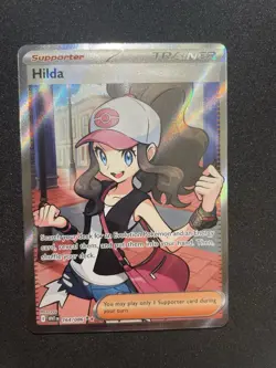 Hilda White Flare Pokemon Trainer 164/086 Ultra Rare English Holo - NM/M🔥 - Image 1