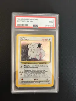 PSA 9 1999 Pokemon Clefairy 5/102 Base Set Unlimited Holo Mint 💎 - Image 2