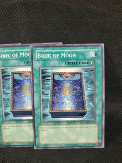 3x Book Of Moon RP02-EN070 Yu-Gi-Oh! TCG Light Play LP Unlimited See Pics TCG - Image 3